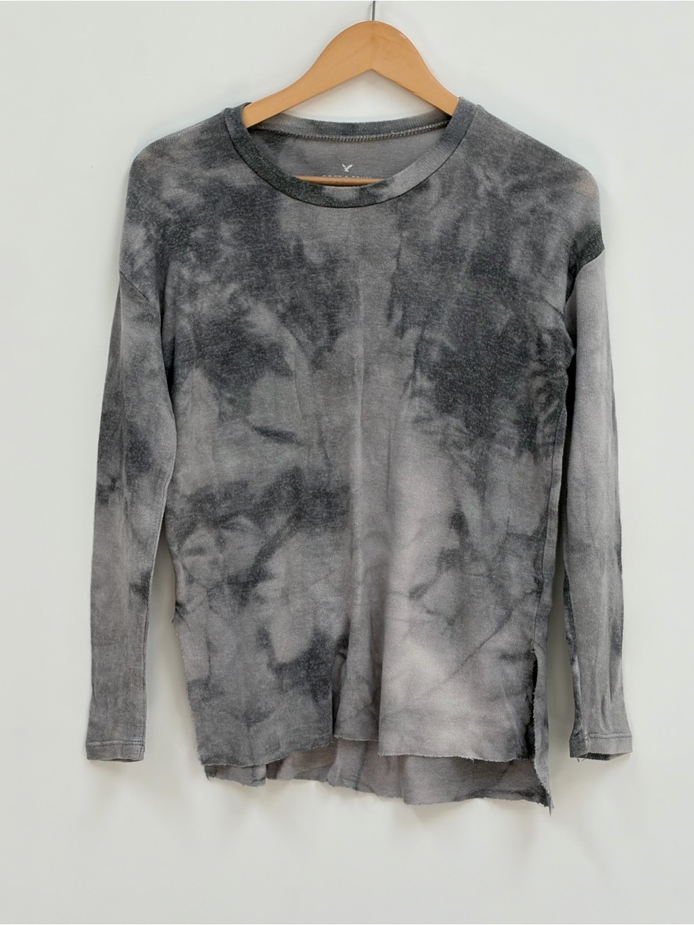 American Eagle Outfitters Gray Plush 'Soft & Sexy' Pullover